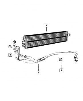 Oil Cooler Tubes Dodge Journey 11-19 3.6