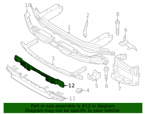 BMW 5 G60 24-26 Front Bumper Absorber