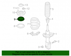 Front Shock Absorber Support Bearing Hyundai Sonata 15-19 USA