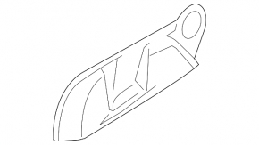 Volkswagen ID.4 21-22 passenger seat control trim for manual transmission