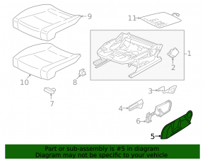 Volkswagen ID.4 21-22 passenger seat control trim for manual transmission