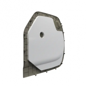 Arch trim lower left Chrysler Pacifica 17-21 central part under spare tire, gray