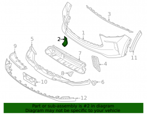 Infiniti QX60 Front Bumper Tow Hook Cap 22-25