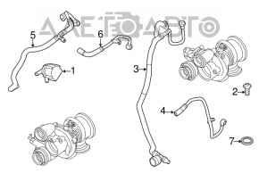 Additional water pump for BMW X5 E70 07-13