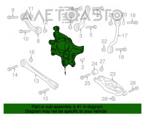 Rear left axle Dodge Challenger 09-23