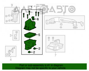 Jeep Cherokee KL 16 2.4 Air Filter Housing
