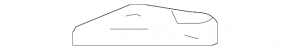Right inner rear bumper mount for Honda Passport 19-25 2019-22