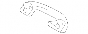 Ceiling handle front left Infiniti Q50 14-24 gray