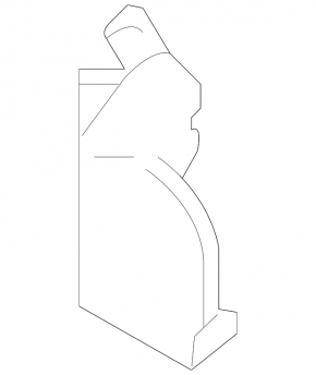 Rear bumper boot right Nissan Sentra 13-19