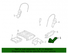 Audi Q7 4L 10-15 Driver's Seat Height Adjustment Motor