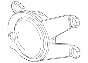 Left fog light for Lexus TX 24-26