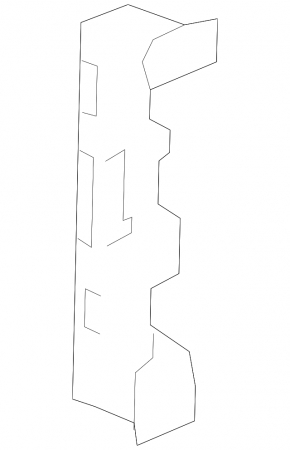 Bracket for cooling radiator of automatic transmission Chevrolet Volt 16-
