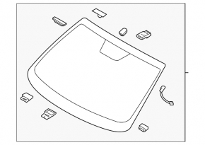 Hyundai Tucson 16-18 heated windshield