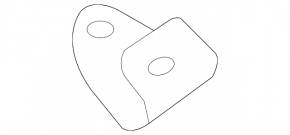 Central right wing bracket Audi A4 B8 09-16 small