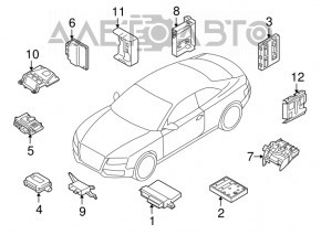 GATEWAY CONTROL MODULE Audi Q5 8R 09-11