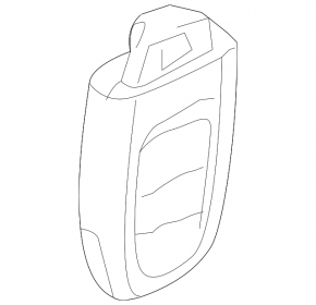 Key Audi A4 B8 08-16 smart 4 buttons