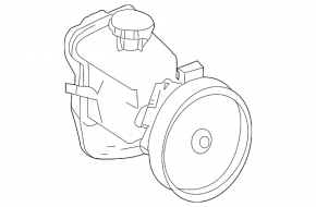 Power steering pump Mercedes X164 GL 09-12
