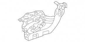 Right hood hinge Mercedes GLC-class X254 23-25