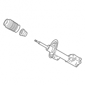 Shock absorber strut assembly front left Ford Mustang mk6 15-
