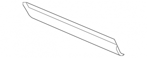 Door trim lower front right Ford Explorer 11-15 prerest, scratch