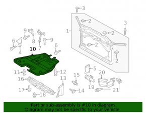 Engine protection Mazda 3 04-09