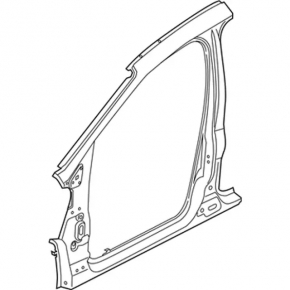 Body threshold metal with front pillar right Ford Escape MK3 13-