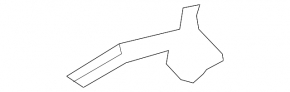 Hood hinge left Mazda6 09-13