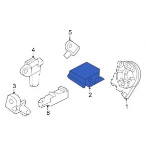 Module srs airbag computer airbags Ford Explorer 16-19