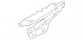 Left hood hinge for Land Rover Range Rover Evoque 12-18