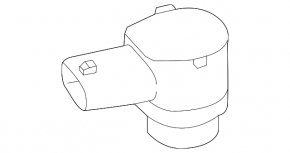 Rear Parking Sensor for Land Rover Discovery Sport 17-23