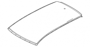 Metal roof Mazda CX-9 16-23 without hatch, sawed off