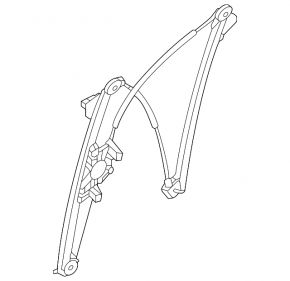 Front left window lift mechanism for Mazda CX-50 23-25