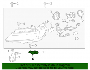 Headlight bracket lower outer left Chevrolet Impala 14-20