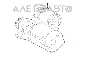 Starter Toyota Rav4 19-20 2.5 1.7KW