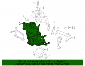 Exhaust manifold with catalytic converter Kia Niro 23- HEV, PHEV