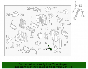 Cabin Air Temperature Sensor Volvo XC90 16-22
