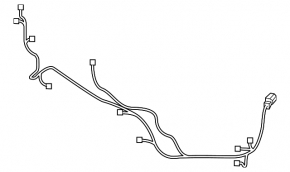 Wiring front bumper Volvo V90 17-20 usa T5, T6 without parking sensors