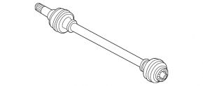Drive axle rear right BMW 3 G20 19-