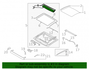 Front panoramic glass Audi A6 C8 19-