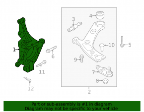 Front right axle Kia Sorento 21-25