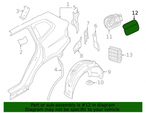 Fuel filler flap BMW X5 G05 19-23