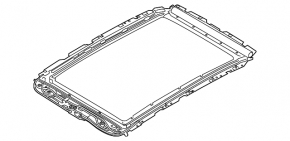 Panorama mechanism frame BMW X3 G01 18-