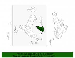 Ball joint front right Kia Optima 11-15