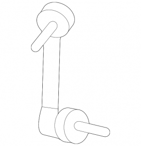 Rear right stabilizer link Infiniti QX56 QX80 10-20