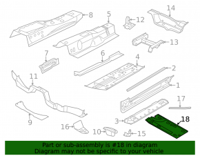 Right underbody protection VW Beetle 12-16 cracks
