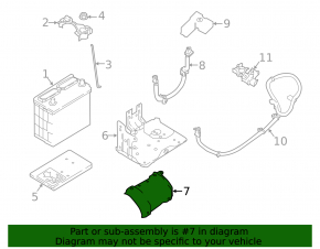 Nissan Leaf 13-17 Battery Tray Bracket