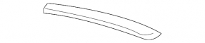 Set of front panel trims Honda CRV 12-14 dark gray