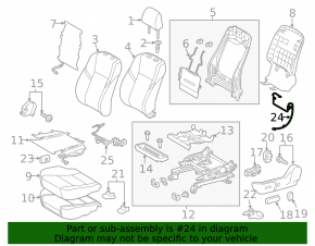 Toyota Avalon 13-18 Driver's Seat Wiring (Small)