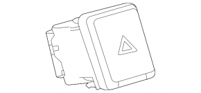 Toyota Highlander 20-22 Hazard Light Button
