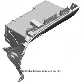 Glove box, glove compartment Chevrolet Impala 14-20 black